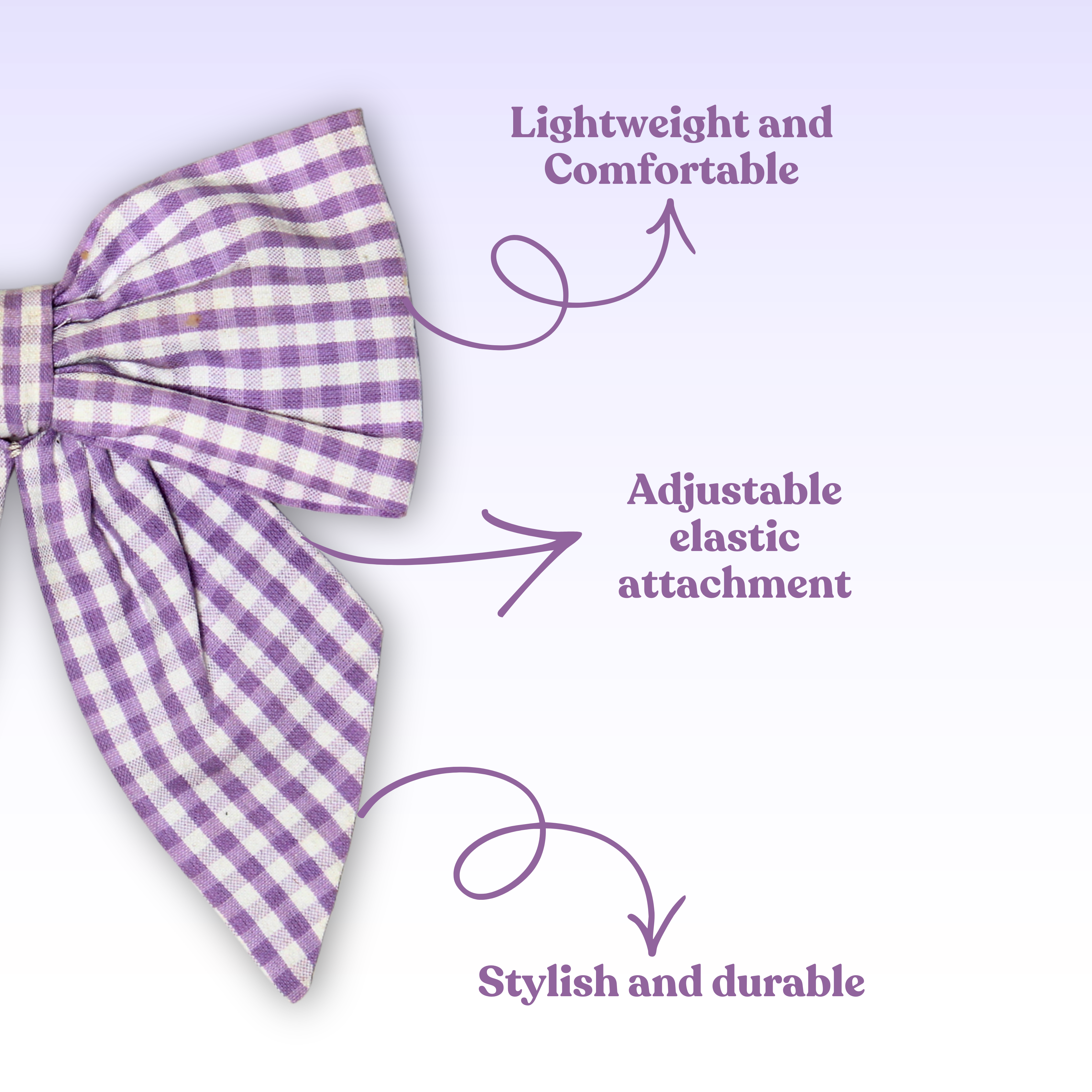 Lavender Haze Lady Bow
