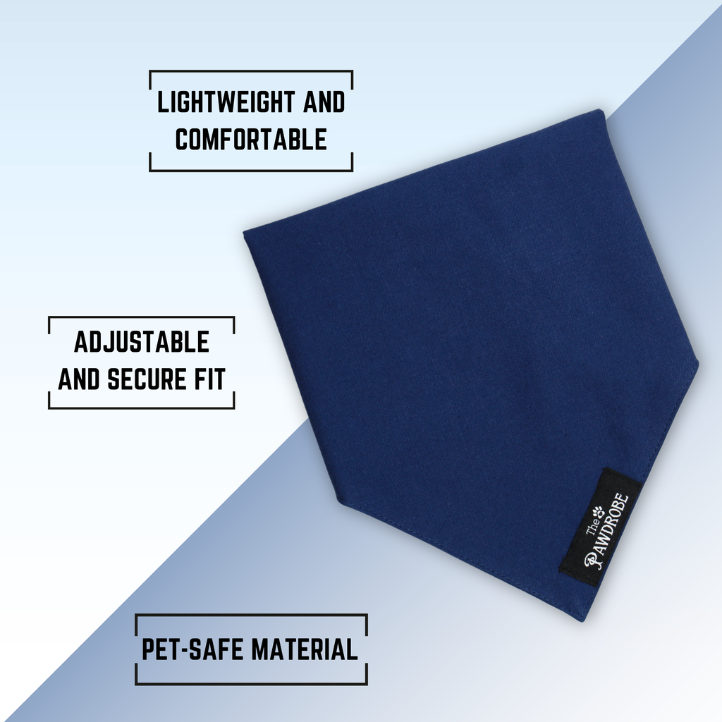 Navy Blue Bandana