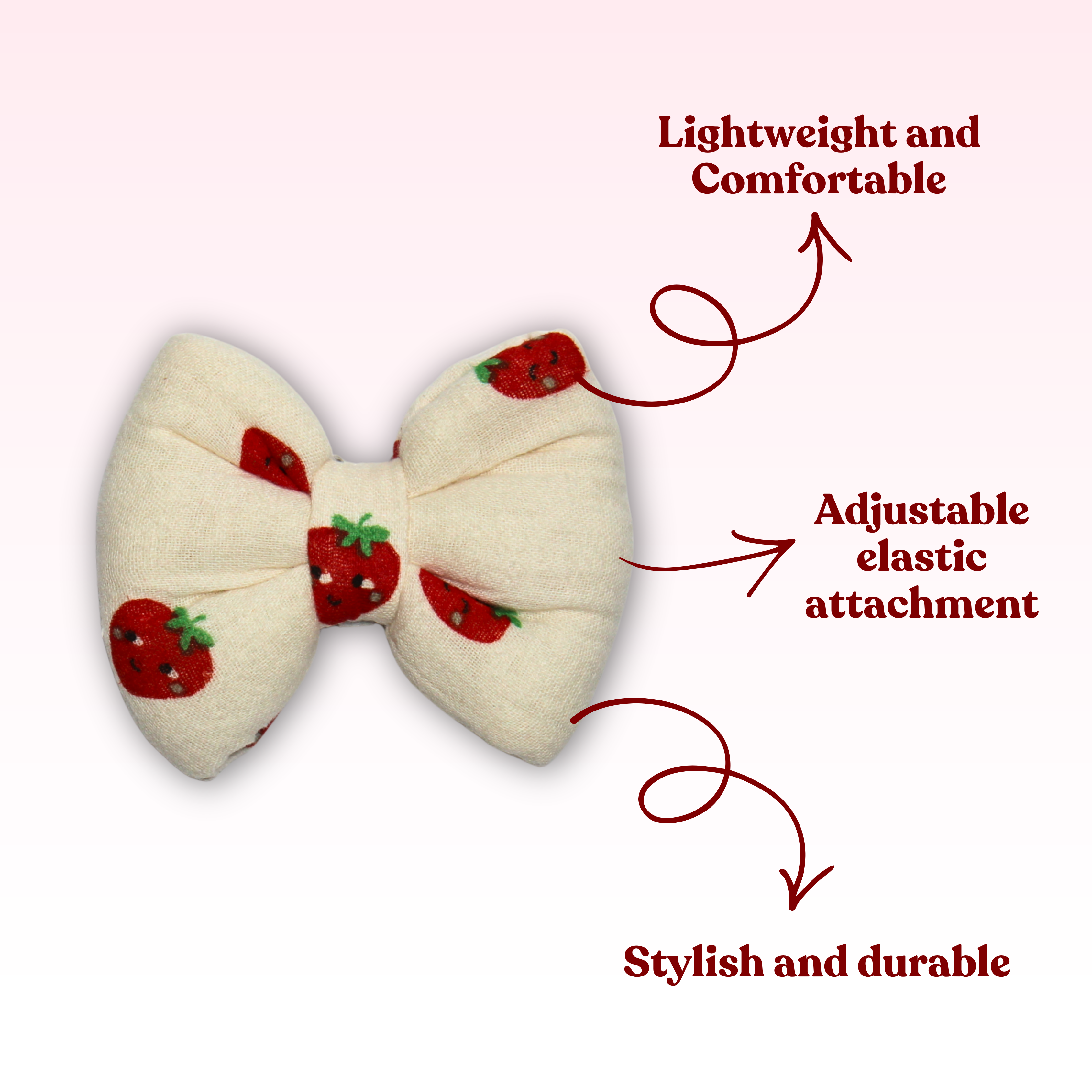 Berry Sweet Bow Tie