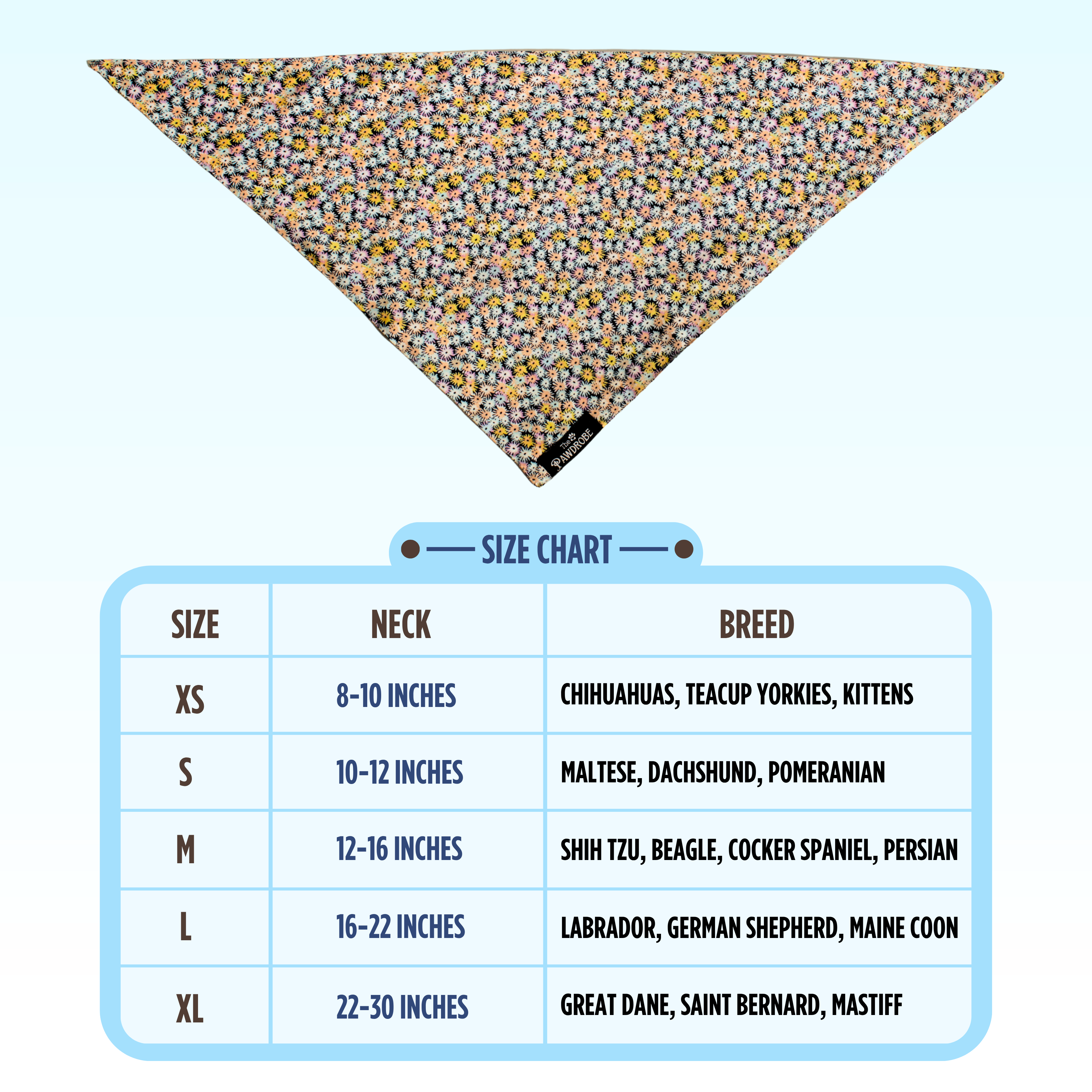Blossom Paws Pet Bandana